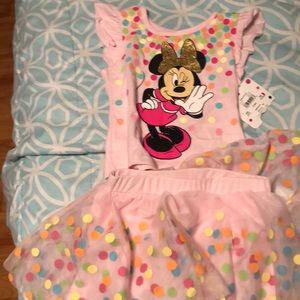 Toddler girl Minnie Mouse outfit